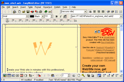 web site software